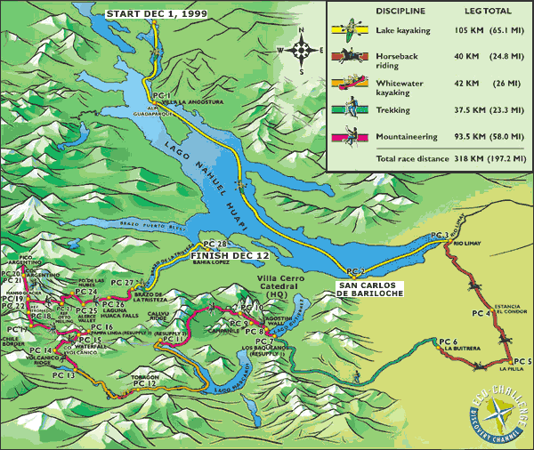 map of the race course