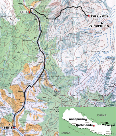 Approach Route Map