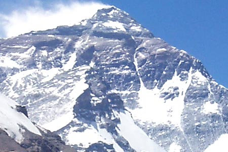 Near summit of Everest