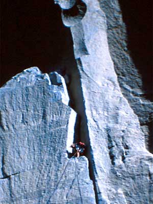 Hans Florine Climbing Photo