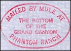 letter, mailed by mule
