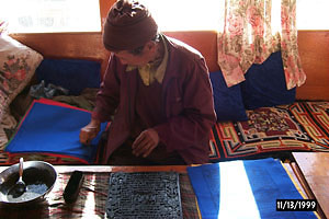 Making Prayer Flags