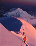 Foraker as seen from denali summit ridge