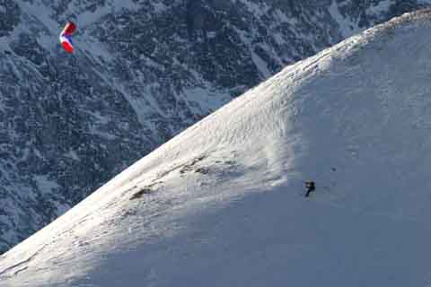 snowkiting