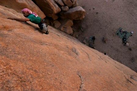 Climbing Jordan's Wadi Rum