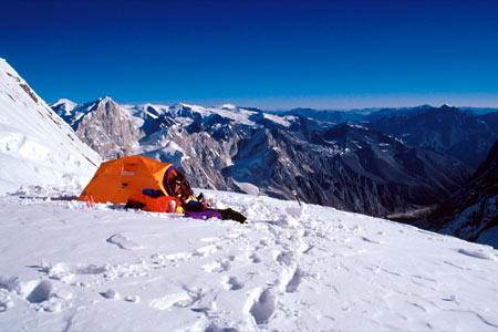 Viesturs Post-Climb Photo