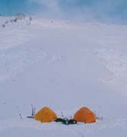 The Camp on the Ridge at just over 8,000 feet.