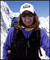 Ellen Miller on Everest