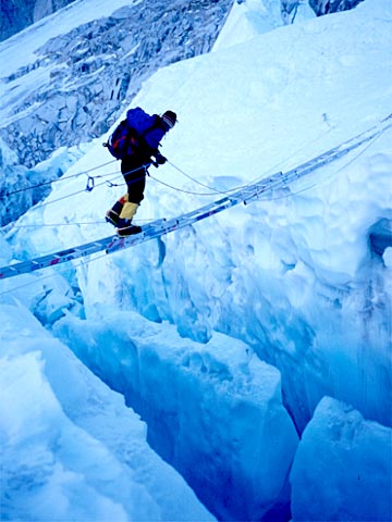 Ellen Miller on Everest