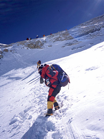 Ellen Miller on Everest
