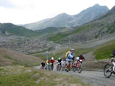 Mountain Biking Trans Alp