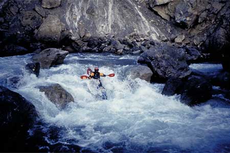 Kayaking the Langu Khola in Nepal