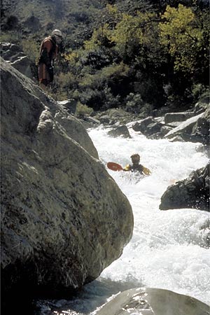 Kayaking the Langu Khola in Nepal