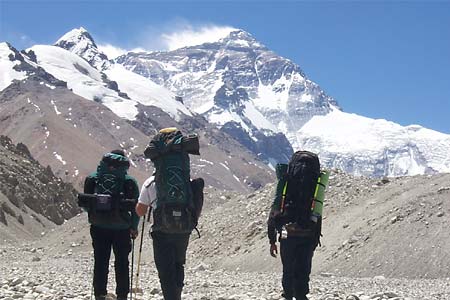 Everest North Face Approach