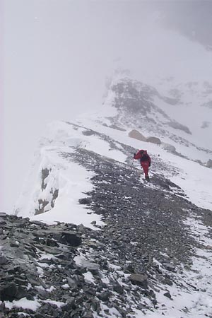 Near summit of Everest