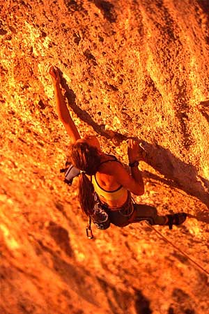 Katie Brown flashing Hydrophobia 13d/14a
