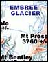 Map of Embree Glacier