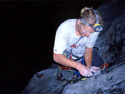 Hans Florine Climbing Photo