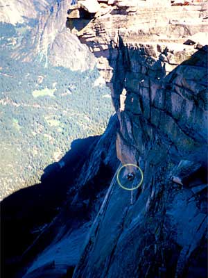 Hans Florine Climbing Photo