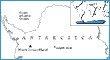 Map of Antarctica and Vinson Massif