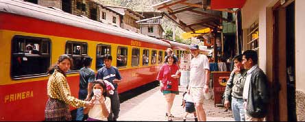 The train back to Cuzco