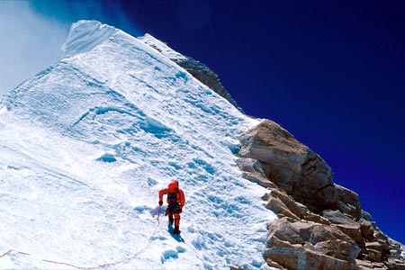 Viesturs Post-Climb Photo