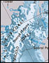 Map of Antarctic Peninsula
