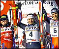 Super-G Podium