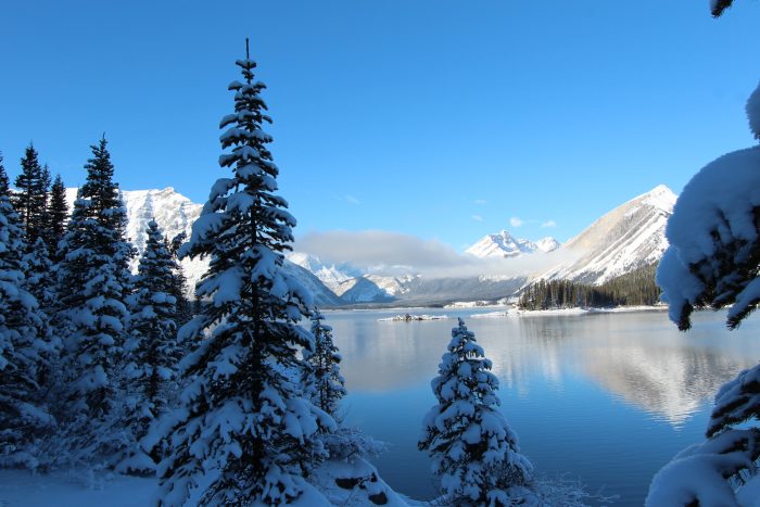 mountain lakes winter 
