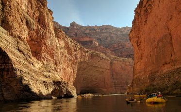 Rafting the Colorado River through the Grand Canyon