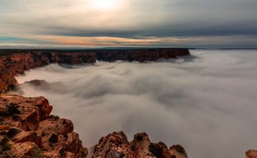 Rare Full Cloud Inversion In Grand Canyon Caught On Video